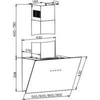 Кухонная вытяжка ZorG Nero 1260 60 S (черный) - Превью изображения №8 — Интернет-магазин samo.by
