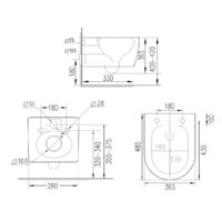 Унитаз подвесной Roxen Antares Tornado в комплекте с инсталляцией StounFix Dual Fresh 6 в 1 968346 (кнопка: пастель бежевый) - Превью изображения №12 — Интернет-магазин samo.by
