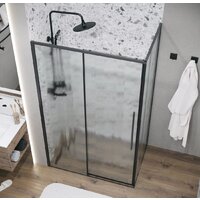 Душевой уголок Grossman Galaxy 110x80x195 120.K33.01.1180.21.02 (черный матовый/шиншилла стекло) - Превью изображения №18 — Интернет-магазин samo.by