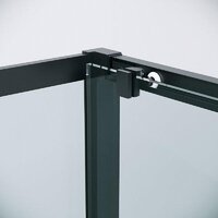 Душевой уголок Grossman Cosmo 130x100x195 120.K33.02.1310.21.00 (черный матовый/стекло прозрачное) - Превью изображения №4 — Интернет-магазин samo.by