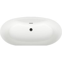 Ванна Wellsee L’aster 175x85 236301003 (отдельностоящая ванна белый глянец, экран, ножки, сифон-автомат матовый черный) - Превью изображения №4 — Интернет-магазин samo.by