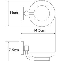 Мыльница Wasserkraft Rhein K-6229 - Превью изображения №4 — Интернет-магазин samo.by