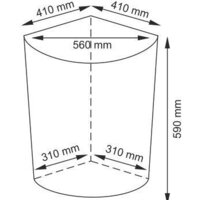 Корзина Wasserkraft Salm WB-270-L - Превью изображения №9 — Интернет-магазин samo.by