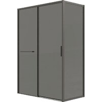 Grossman Style 120x70x195 120.K33.05.1270.21.10 (черный матовый/тонированное стекло)