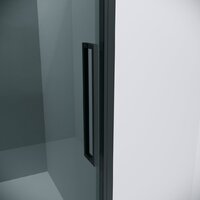 Душевой уголок Grossman Cosmo 130x80x195 120.K33.02.1380.21.10 (черный матовый/тонированное стекло) - Превью изображения №5 — Интернет-магазин samo.by