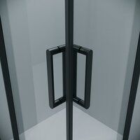 Душевой уголок Grossman Classic 90x90x195 300.K33.04.9090.21.00 (черный матовый/прозрачное стекло) - Превью изображения №3 — Интернет-магазин samo.by