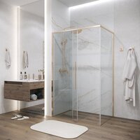 Душевой уголок Grossman Galaxy 110x70x195 120.K33.01.1170.32.00 (золото сатин/прозрачное стекло) - Превью изображения №8 — Интернет-магазин samo.by