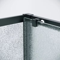 Душевой уголок Grossman Cosmo 130x100x195 120.K33.02.1310.21.02 (черный матовый/стекло шиншилла) - Превью изображения №4 — Интернет-магазин samo.by