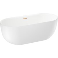 Ванна Wellsee Chic Riviera 170x76 236802004 (отдельностоящая ванна белый глянец, экран, ножки, сифон-автомат золото) - Превью изображения №2 — Интернет-магазин samo.by