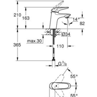 Смеситель Grohe Eurostyle [23715003] - Превью изображения №2 — Интернет-магазин samo.by