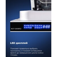Встраиваемая посудомоечная машина MAUNFELD MLP-08IMRO - Превью изображения №26 — Интернет-магазин samo.by