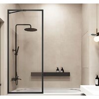 Veconi 80x150 PL85B-80-01-C7 (стекло прозрачное/черный)