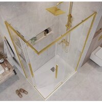 Душевой уголок Grossman Galaxy 90x80x195 300.K33.01.9080.32.00 (золото сатин/прозрачное стекло) - Превью изображения №10 — Интернет-магазин samo.by