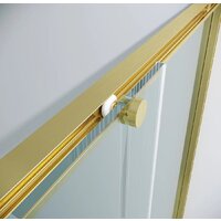 Душевой уголок Grossman Galaxy 90x80x195 300.K33.01.9080.32.00 (золото сатин/прозрачное стекло) - Превью изображения №5 — Интернет-магазин samo.by