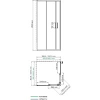 Душевой уголок Wasserkraft Main 41S19 - Превью изображения №4 — Интернет-магазин samo.by