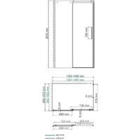 Душевой уголок Wasserkraft Alme 15R37 - Превью изображения №4 — Интернет-магазин samo.by