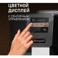 Кофемашина Weissgauff WCM-330 TFT Touch Cappuccino Nero - Превью изображения №5 — Интернет-магазин samo.by