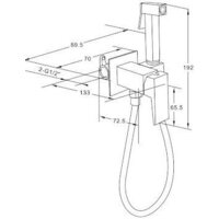 Гигиенический душ Roxen Caspia 50096000-B - Превью изображения №9 — Интернет-магазин samo.by
