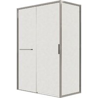 Grossman Style 120x80x195 120.K33.05.1280.10.02 (хром/стекло шиншилла)