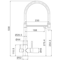 Смеситель Gappo G4399-5 - Превью изображения №2 — Интернет-магазин samo.by