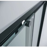 Душевой уголок Grossman Galaxy 90x80x195 300.K33.01.9080.21.00 (черный матовый/прозрачное стекло) - Превью изображения №4 — Интернет-магазин samo.by