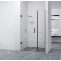 Стеклянная шторка для ванны RGW Hotel HO-02B 350601209-14 (черный/прозрачное стекло) - Превью изображения №2 — Интернет-магазин samo.by