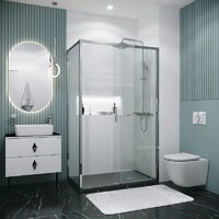 Душевой уголок Grossman Style 120x90x195 120.K33.05.1290.10.00 (хром/прозрачное стекло) - Превью изображения №8 — Интернет-магазин samo.by