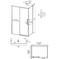 Душевой уголок Grossman Style 120x90x195 120.K33.05.1290.10.00 (хром/прозрачное стекло) - Превью изображения №11 — Интернет-магазин samo.by