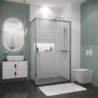 Душевой уголок Grossman Style 120x90x195 120.K33.05.1290.10.00 (хром/прозрачное стекло) - Превью изображения №9 — Интернет-магазин samo.by