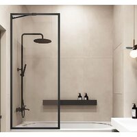 Veconi 90x150 PL85B-90-01-C7 (стекло прозрачное/черный)