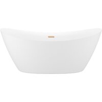 Wellsee Carefree Dove 168x73 23290104R (отдельностоящая ванна белый глянец, экран, ножки, сифон-автомат золото)