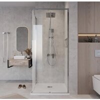 Душевой уголок Grossman Galaxy 90x80x195 300.K33.01.9080.10.00 (хром/прозрачное стекло) - Превью изображения №9 — Интернет-магазин samo.by