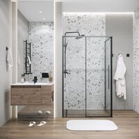 Душевой уголок Grossman Galaxy 110x80x195 120.K33.01.1180.21.00 (черный матовый/стекло прозрачное) - Превью изображения №6 — Интернет-магазин samo.by