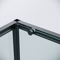 Душевой уголок Grossman Galaxy 110x80x195 120.K33.01.1180.21.00 (черный матовый/стекло прозрачное) - Превью изображения №2 — Интернет-магазин samo.by