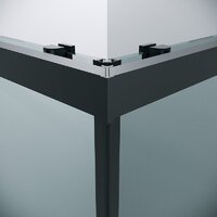 Душевой уголок Grossman Cosmo 90x90x195 300.K33.02.9090.21.00 (черный матовый/прозрачное стекло) - Превью изображения №5 — Интернет-магазин samo.by