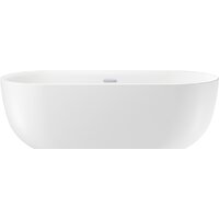 Wellsee Chic Riviera 170x76 236802001 (отдельностоящая ванна белый глянец, экран, ножки, сифон-автомат хром)