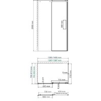 Душевой уголок Wasserkraft Alme 15R35 - Превью изображения №4 — Интернет-магазин samo.by