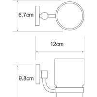 Держатель для стакана Wasserkraft Rhein K-6228 - Превью изображения №3 — Интернет-магазин samo.by
