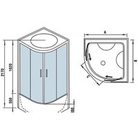 Душевая кабина WeltWasser WW500 Emmer 15055-2 - Превью изображения №15 — Интернет-магазин samo.by