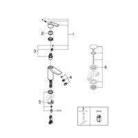 Смеситель Grohe Eurosmart 32154003 - Превью изображения №2 — Интернет-магазин samo.by
