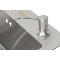 Кухонная мойка ARFEKA Eco AR мойка 450*500, коландер, дозатор Satin Decor - Превью изображения №5 — Интернет-магазин samo.by