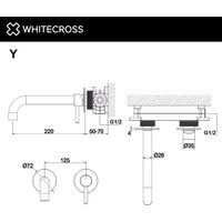 Смеситель Whitecross Y1215CPB (брашированная медь) - Превью изображения №3 — Интернет-магазин samo.by