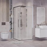 Душевой уголок Grossman Cosmo 90x90x195 300.K33.02.9090.32.00 (золото сатин/прозрачное стекло) - Превью изображения №4 — Интернет-магазин samo.by