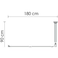 Карниз для ванны Wasserkraft Kammel SC-839018 - Превью изображения №2 — Интернет-магазин samo.by