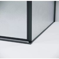 Душевой уголок Grossman Galaxy 110x90x195 120.K33.01.1190.21.02 (черный матовый/шиншилла стекло) - Превью изображения №5 — Интернет-магазин samo.by