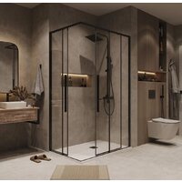 Душевой уголок Grossman Galaxy 90x70x195 300.K33.01.9070.42.00 (графит сатин/стекло прозрачное) - Превью изображения №8 — Интернет-магазин samo.by