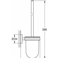 Ершик для унитаза Grohe Essentials 40374GN1 - Превью изображения №2 — Интернет-магазин samo.by