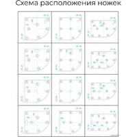 Душевой поддон RGW ST/R-0100G 16153100-02 100x100 - Превью изображения №3 — Интернет-магазин samo.by