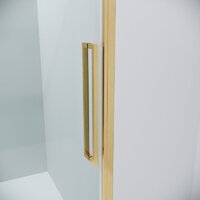 Душевая дверь Grossman Cosmo 100x195 100.K33.02.100.32.00 (золото сатин/стекло прозрачное) - Превью изображения №3 — Интернет-магазин samo.by