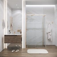 Душевой уголок Grossman Galaxy 110x80x195 120.K33.01.1180.32.00 (золото сатин/прозрачное стекло) - Превью изображения №7 — Интернет-магазин samo.by